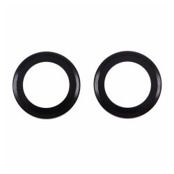 iPhone 17, Bagkameraglas beskyttelse (2 stk) Sort