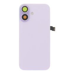 iPhone 17 Komplet Bagside Lavender Lys Lilla med Flex Kabel &ndash; OEM Bagglas med Logo