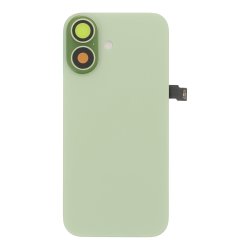 iPhone 17 Komplet Bagside Sage Gr�n med Flex Kabel &ndash; OEM Bagglas med Logo