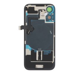 iPhone 17, Komplet bagside i Sort (med flex kabel)