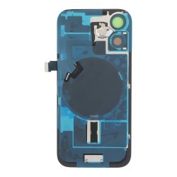 iPhone 17 Komplet Bagside Hvid med Flex Kabel &ndash; OEM Bagglas med Logo