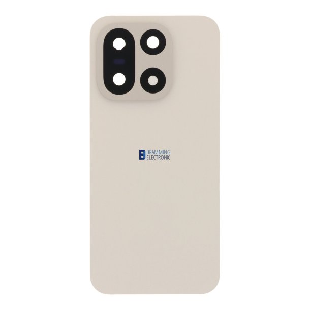 OnePlus 15 Bagglas Beige Original &ndash; Bagside med Kamera Linse & Tape