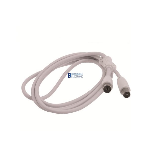 Antenne forlngerkabel - 1,5m hvid YouSee/Stofa