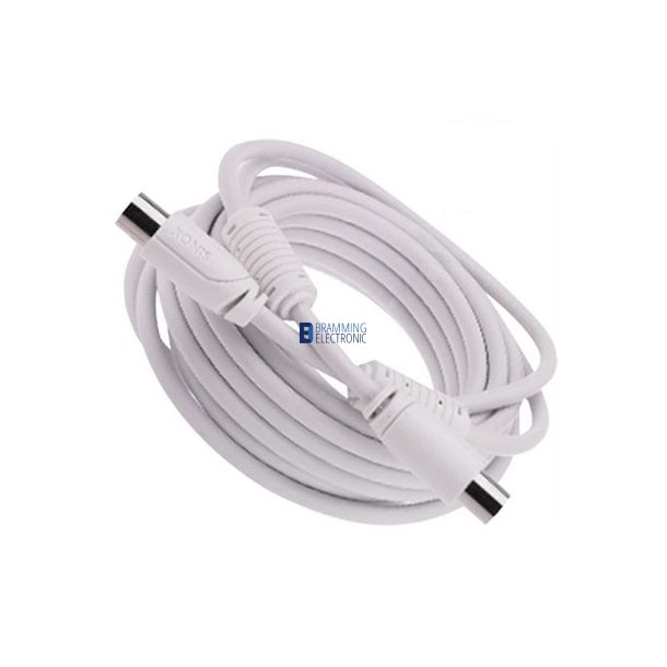 Antenne forlngerkabel - 5m hvid YouSee/Stofa