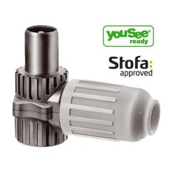 Antennestik IEC han-stik