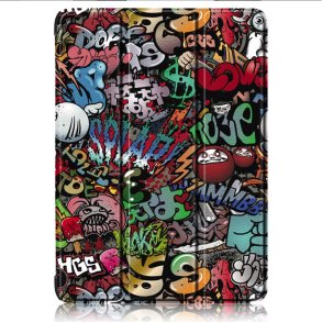 iPad 10 / iPad 11 (A16) Flip L�dercover &ndash; Grafiti Cover 10.9