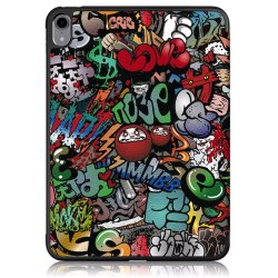 iPad 10 / iPad 11 (A16) Flip L�dercover &ndash; Grafiti Cover 10.9