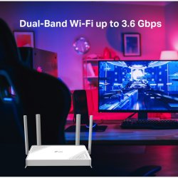 TP-Link Archer BE220W BE3600 WiFi 7 Router &ndash; Dual-Band 3.6 Gbps & EasyMesh 
