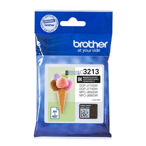 Brother LC3213BK Sort