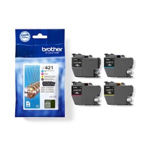 Brother LC421 value pack b/c/m/y
