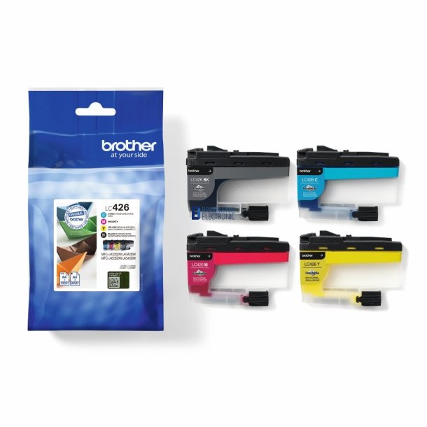 Brother LC426, value pack b/c/m/y