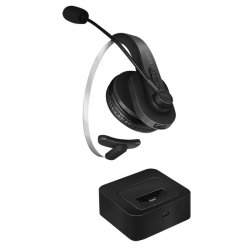 Bluetooth Mono Headset med Mikrofon og Ladestation
