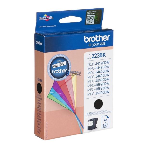 Brother LC223BK Sort