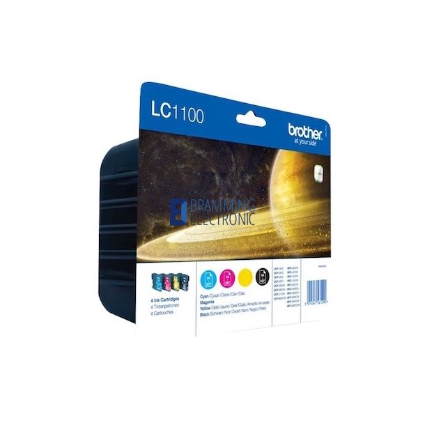 Brother LC1100 value pack b/c/m/y