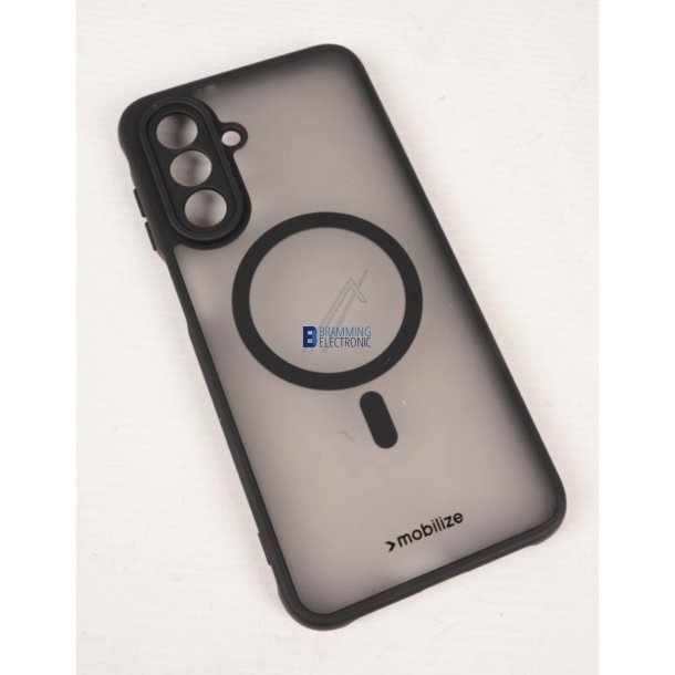 Samsung Galaxy A17 4G/5G Hybrid Case Sort &ndash; Original Mobilize MagSafe Kompatibelt TPU Cover