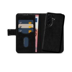 Samsung Galaxy A57 2-i-1 L�der Cover &ndash; Magnetisk m. Kortholder (Sort)