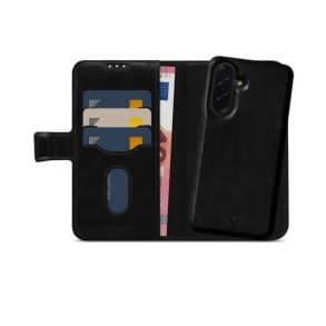 Samsung Galaxy A57 2-i-1 L�der Cover &ndash; Magnetisk m. Kortholder (Sort)