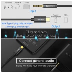 USB-C til 3.5mm MiniJack adapter