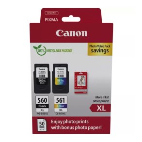 Canon PG-560XL / CL-561XL Photo Value Pack (Sort og Farve)