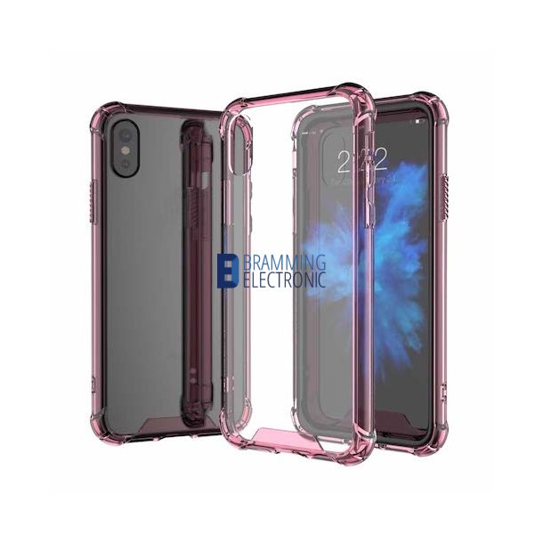 Anti-Shock Acrulic Case for iPhone X/XS i Pink