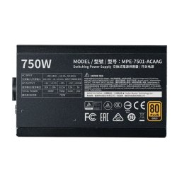Cooler Master MWE Gold 750 v2, Strmforsyning 750Watt 
