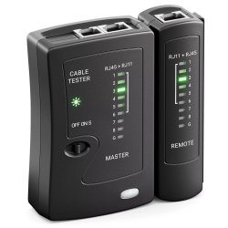 ZoeRax Netv�rkskabel Tester RJ45 RJ11 Cat5 Cat6 Cat7 LAN Kabeltester