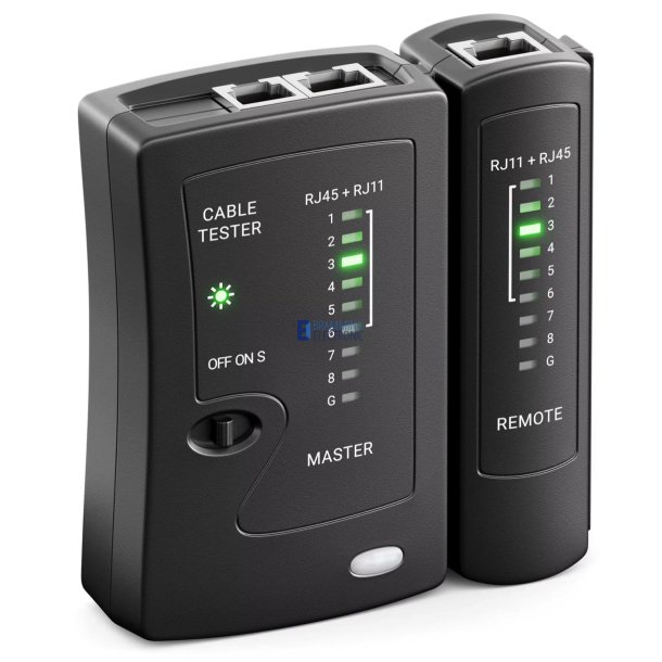 ZoeRax Netv�rkskabel Tester RJ45 RJ11 Cat5 Cat6 Cat7 LAN Kabeltester