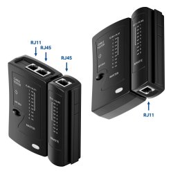 ZoeRax Netv�rkskabel Tester RJ45 RJ11 Cat5 Cat6 Cat7 LAN Kabeltester