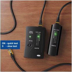 ZoeRax Netv�rkskabel Tester RJ45 RJ11 Cat5 Cat6 Cat7 LAN Kabeltester