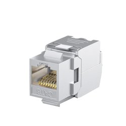 Cat6 Keystone, tool-less, metal (Skrmet)