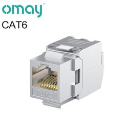 Cat6 Keystone, tool-less, metal (Skrmet)