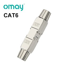 RJ45 samler, Cat6, tool-less, metal (Skrmet)