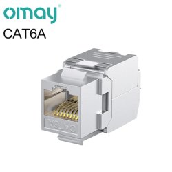 Cat6a Keystone, tool-less, metal (Skrmet)