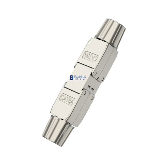 RJ45 samler, Cat6A, tool-less, metal (Skrmet)