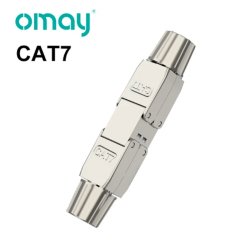 RJ45 samler, Cat7, tool-less, metal (Skrmet)