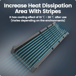 M.2 SSD Heatsink - Sort (Support PC &amp; PS5) Cool Cold II