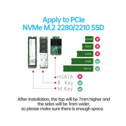M.2 SSD Heatsink - Rd (Support PC &amp; PS5)