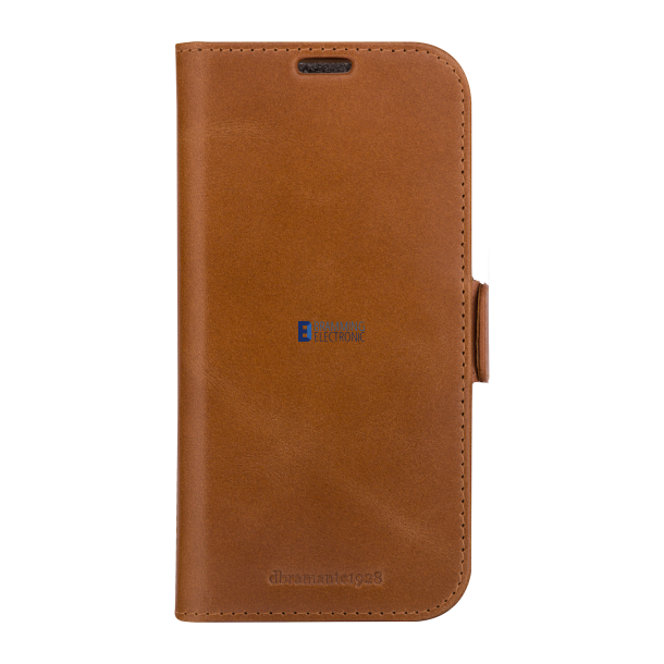 Copenhagen - iPhone 16e/15/14/13 – Tan (gte lder) Flip-cover 