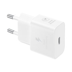 3A USB-C Wall charger (25W) Hvid - med USB-C kabel p 1m
