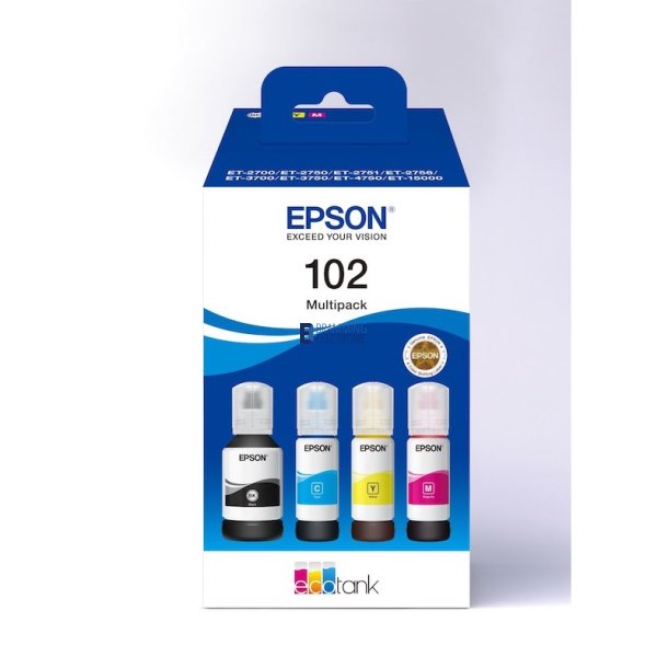 102 EcoTank 4-colour Multipack (EPSON)