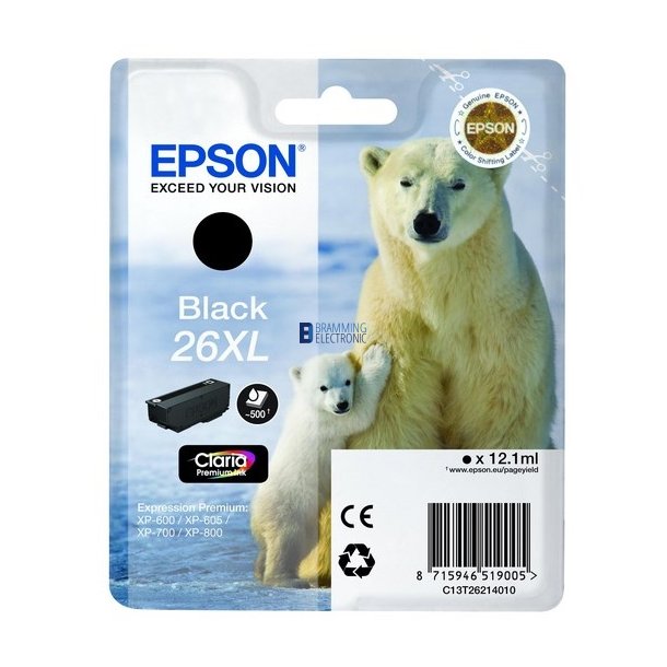 26XL Black Ink Cartridge
