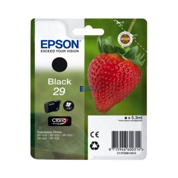 29, Black Claria Home Ink