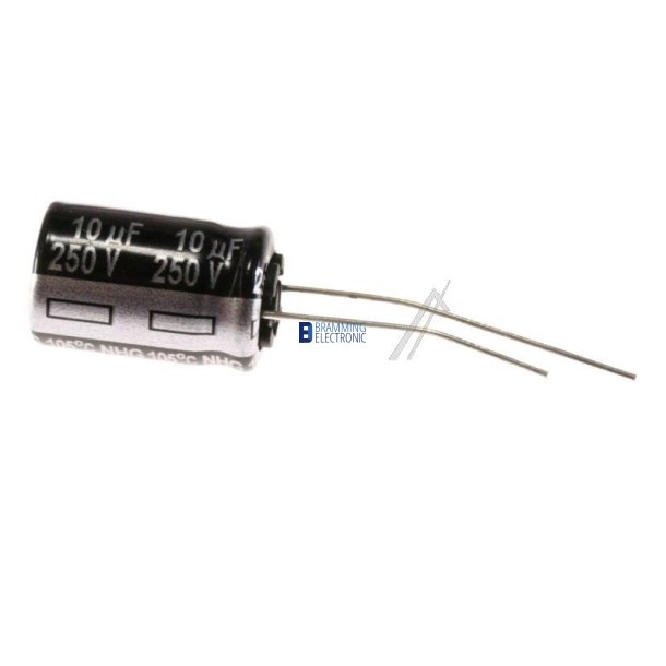 10UF-250V ELKO RADIAL PAN 105 10X16MM -ROHS-KONFORM-