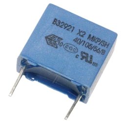 0,1 �F X2 MKP kondensator 305V - EPCOS B32921C3104M000 RM10