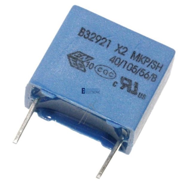 0,1 �F X2 MKP kondensator 305V - EPCOS B32921C3104M000 RM10