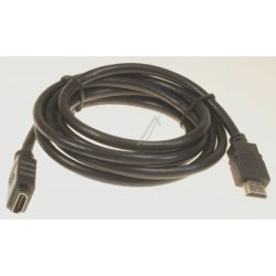 HDMI forlnger, 2 meter i sort