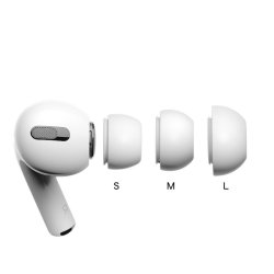 reprop til AirPods Pro i hvid (Medium) 2 stk.