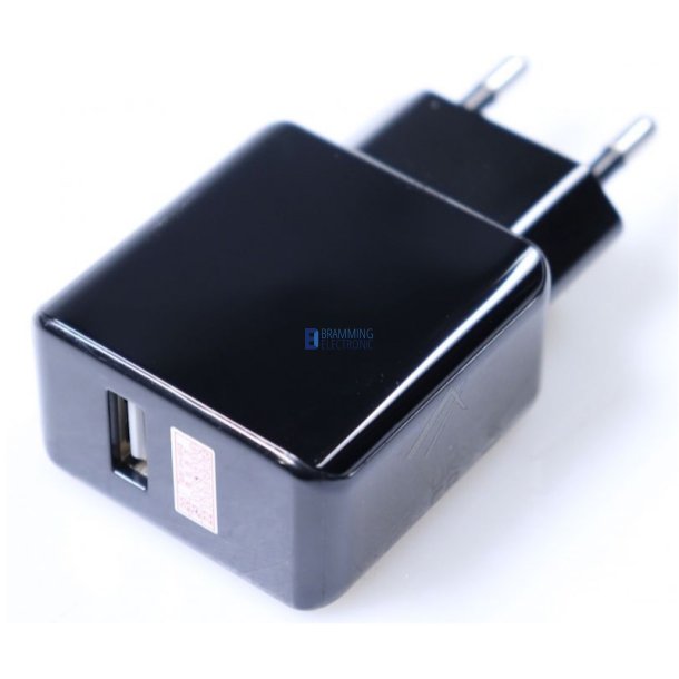 3A USB-A Wall charger (15W) Sort