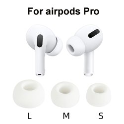 reprop til AirPods Pro i hvid (Medium) 2 stk.