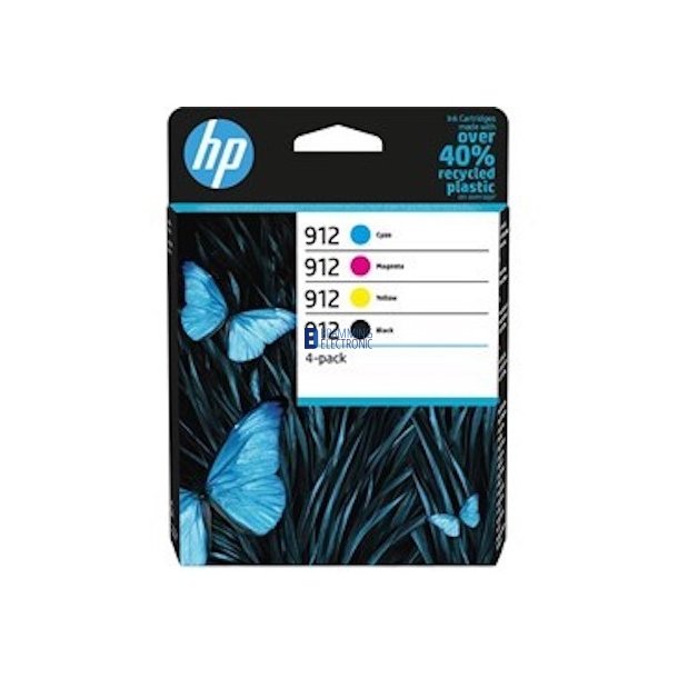 No912 b/c/m/y ink 4-pack - HP Blk